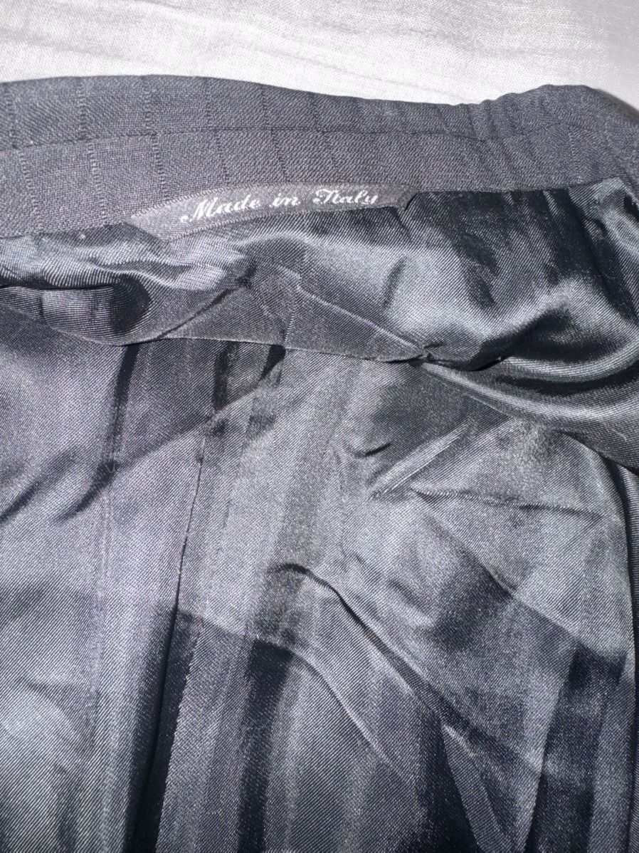 Canali Canali Black Pinstripe Wool Suit Jacket – Made in Italy 46L Size 46R - 5 Thumbnail