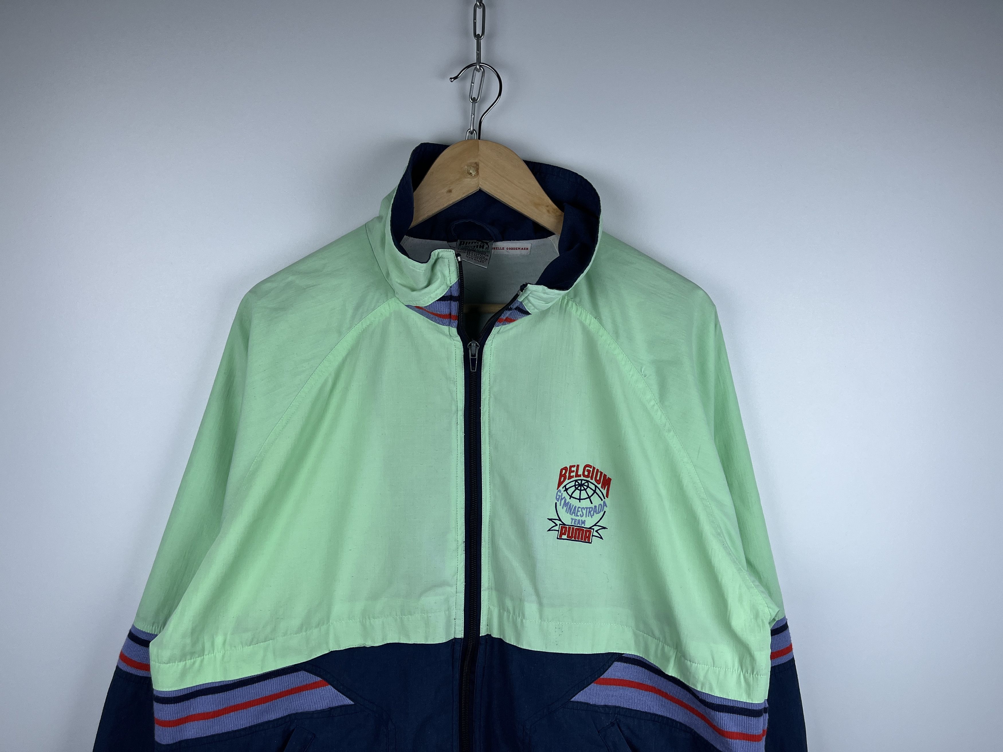 Puma 90's Puma Vintage Belgium Gymnaestrada Team Track Jacket Size US L / EU 52-54 / 3 - 5 Thumbnail
