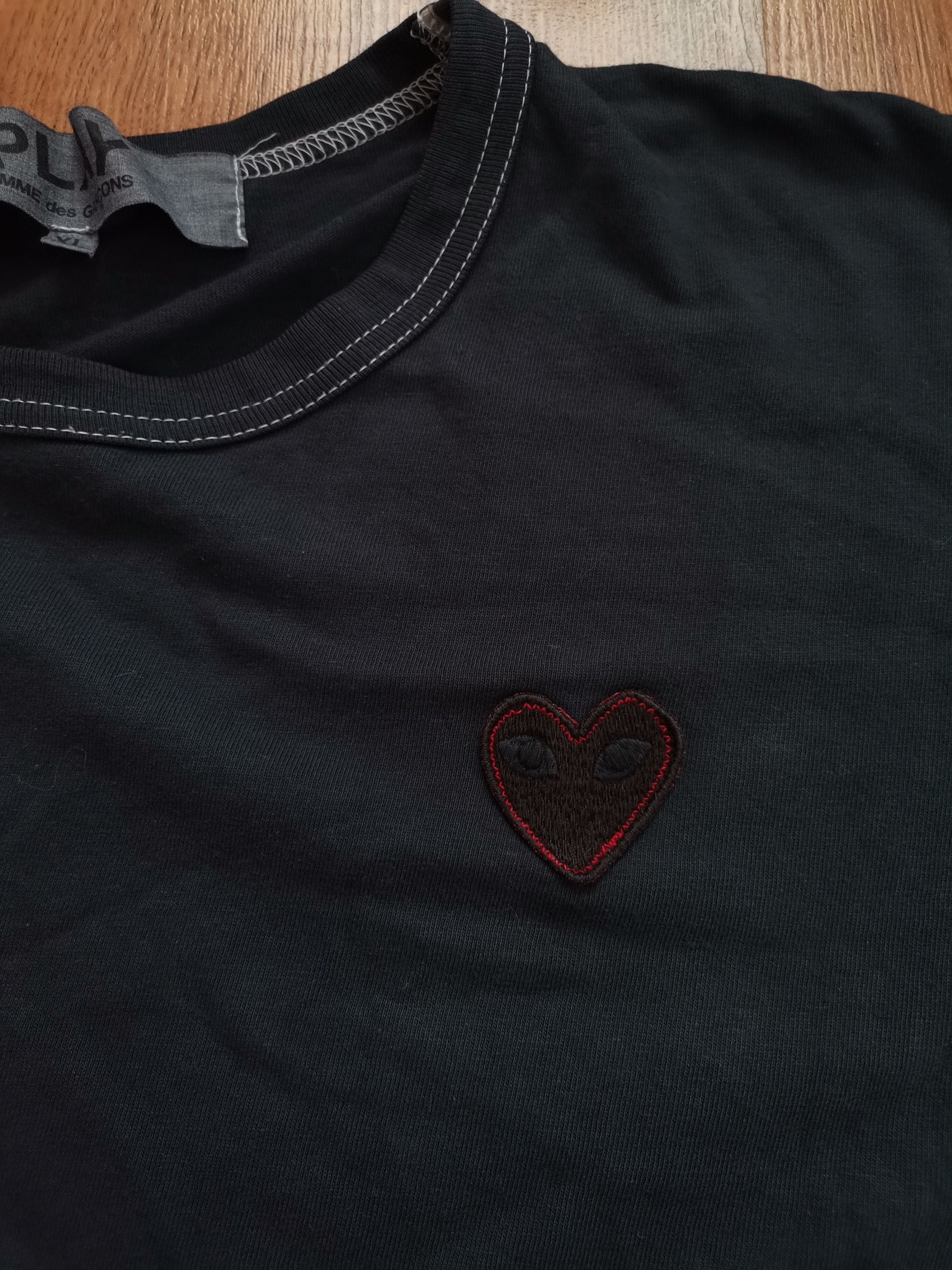 Comme des Garcons Comme des Garcons Play Overdyed T-Shirt Size US XL / EU 56 / 4 - 2 Thumbnail