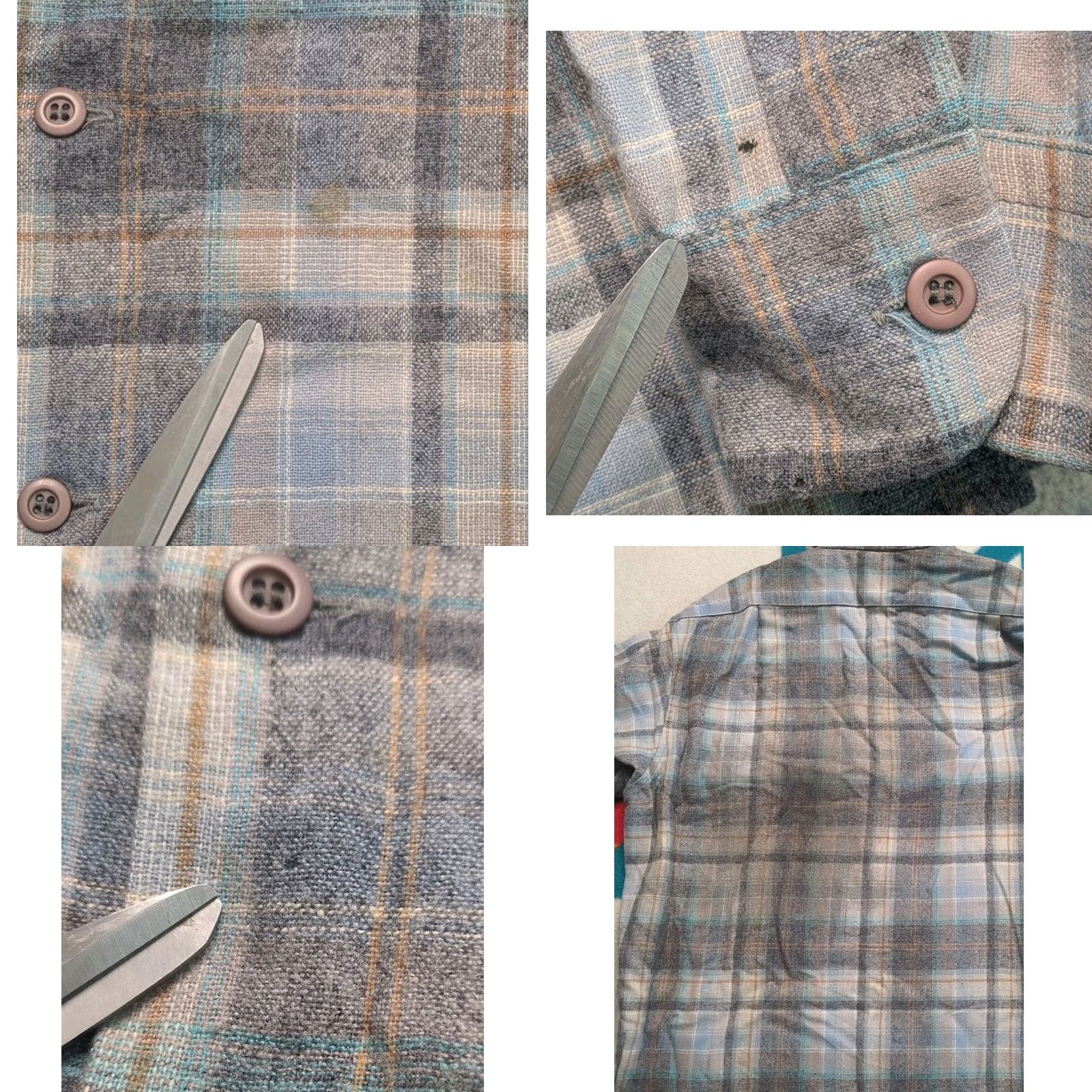 Pendleton VINTAGE Pendleton Wool Board Shirt Large L Plaid Button-Up Shirt Loop Collar Flap Pocket USA Made Mens Size US L / EU 52-54 / 3 - 8 Thumbnail