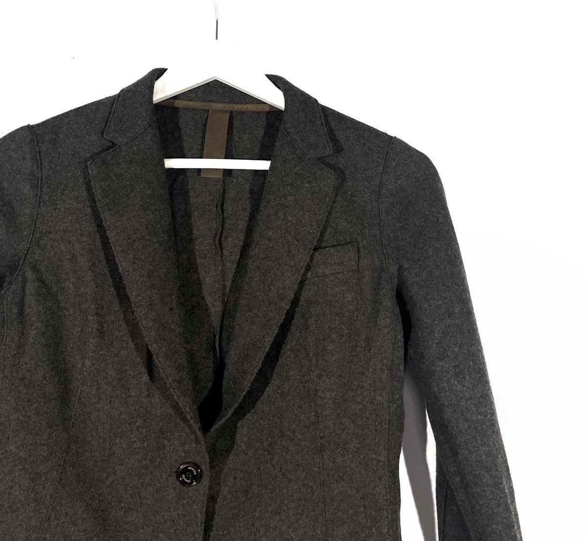 Eleventy Eleventy Women Wool Brown Blazer Size 40 Size XS Made Italy Size XS / US 0-2 / IT 36-38 - 2 Thumbnail