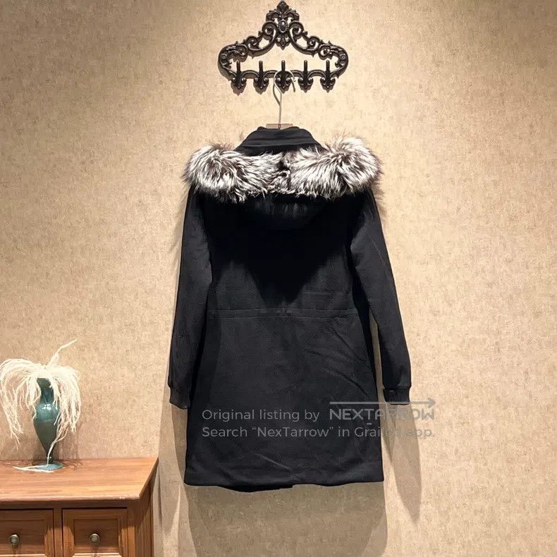 Loro Piana Loro Piana Icery Long Black Cashmere Coat Size XS / US 0-2 / IT 36-38 - 2 Thumbnail