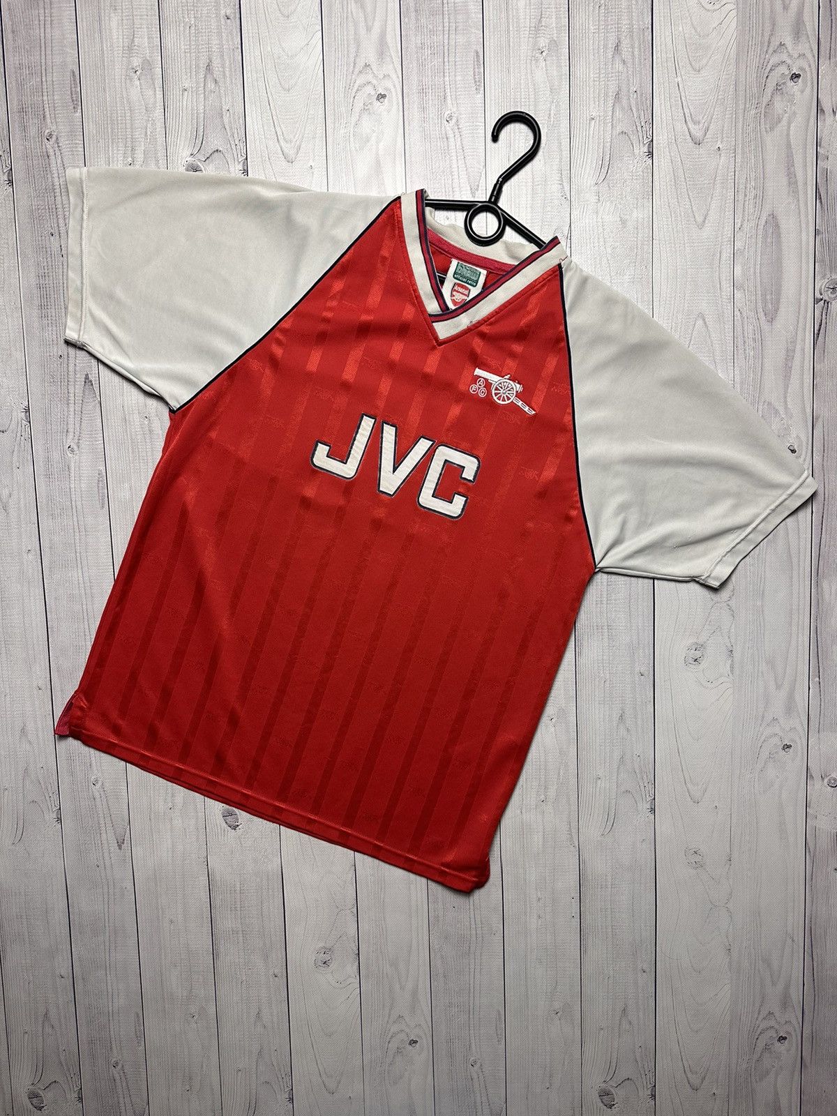 Vintage Arsenal soccer jersey size M rare JVC