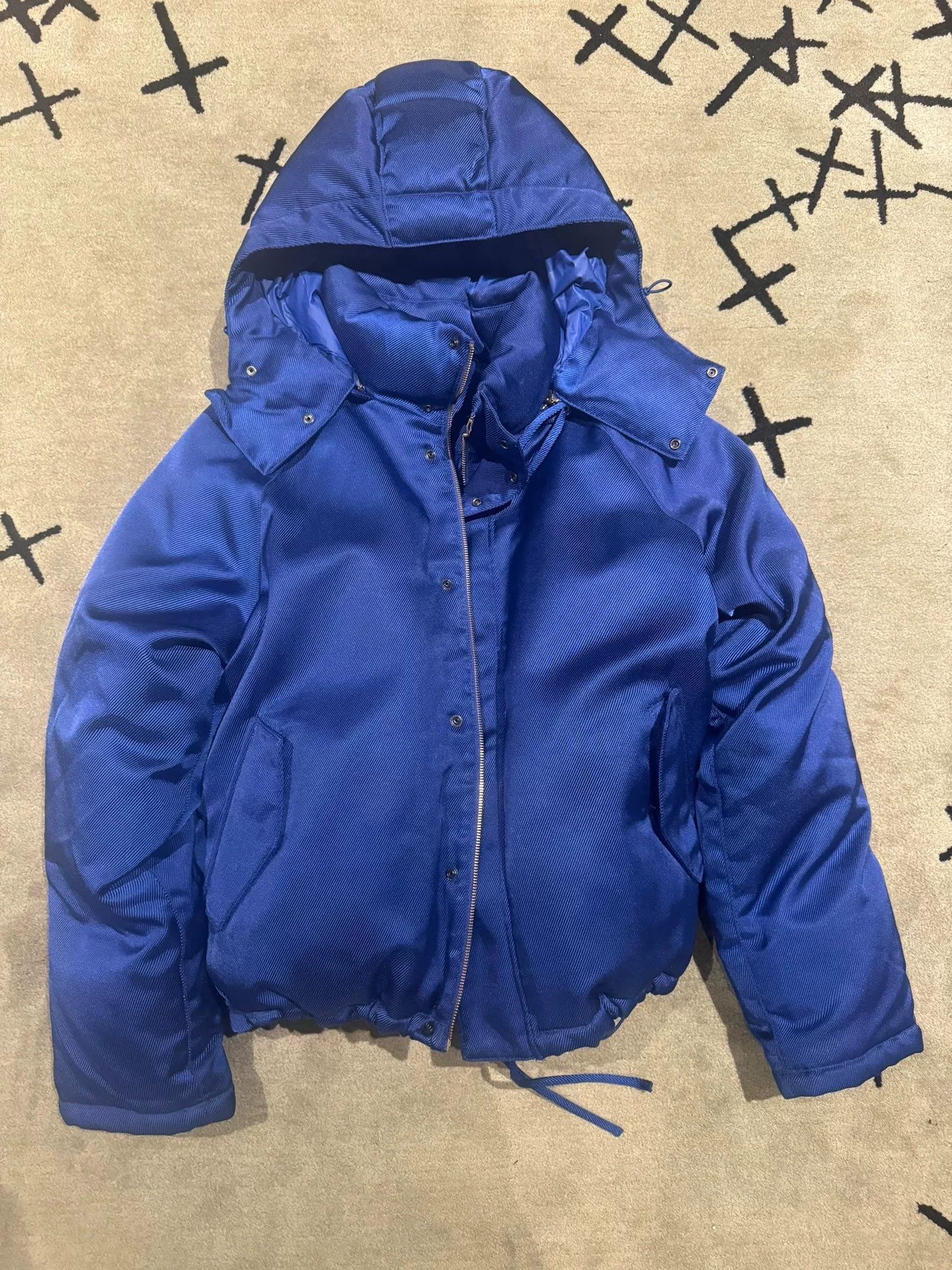 KANGHYUK Oversized Blue Down Jacket by Kanghyuk Size US XL / EU 56 / 4 - 1 Thumbnail