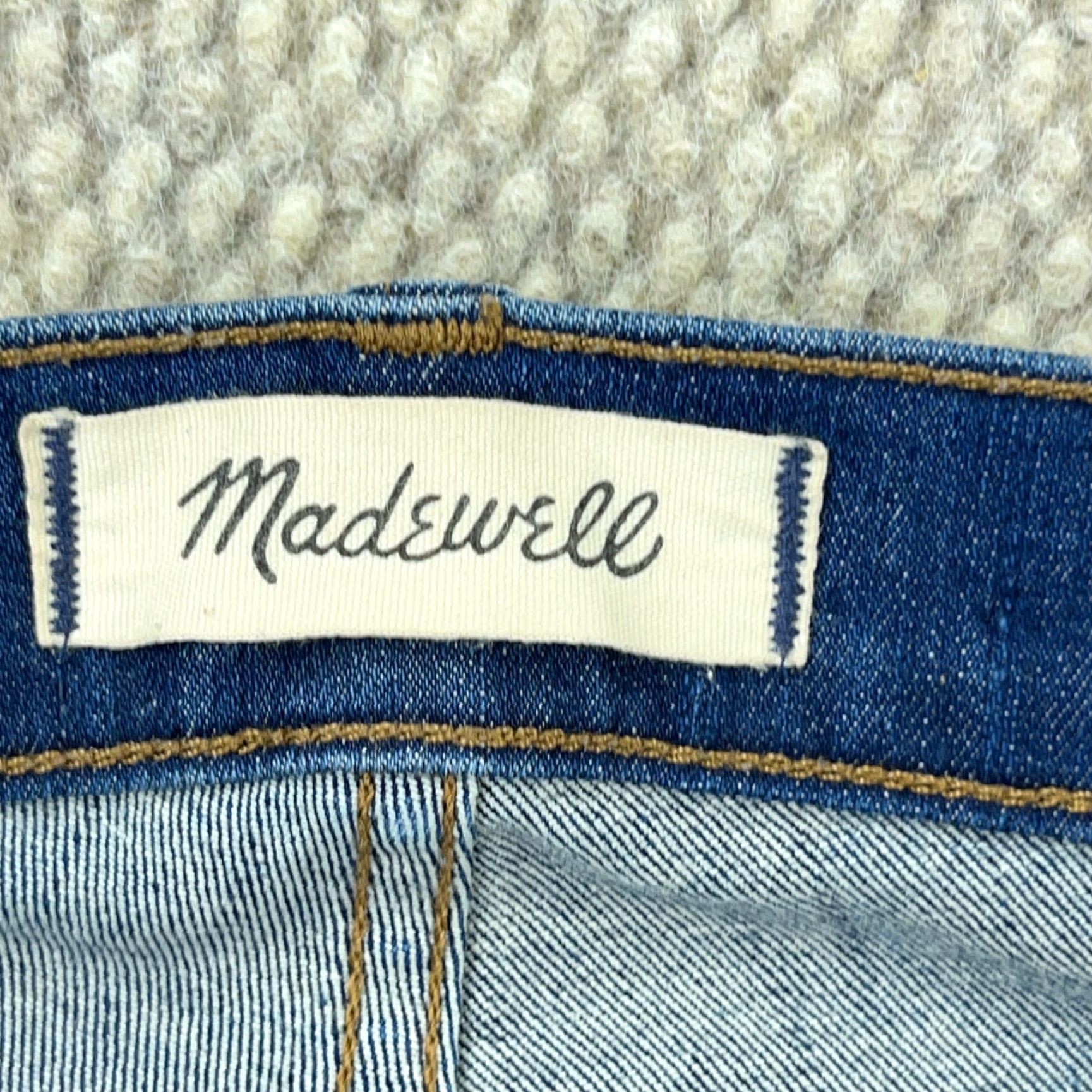 Madewell VINTAGE Madewell Jeans Women 25 Skinny Fit Mid Rise Blue Cotton Denim Pants Ladies Size 42" / US 20 - 3 Thumbnail