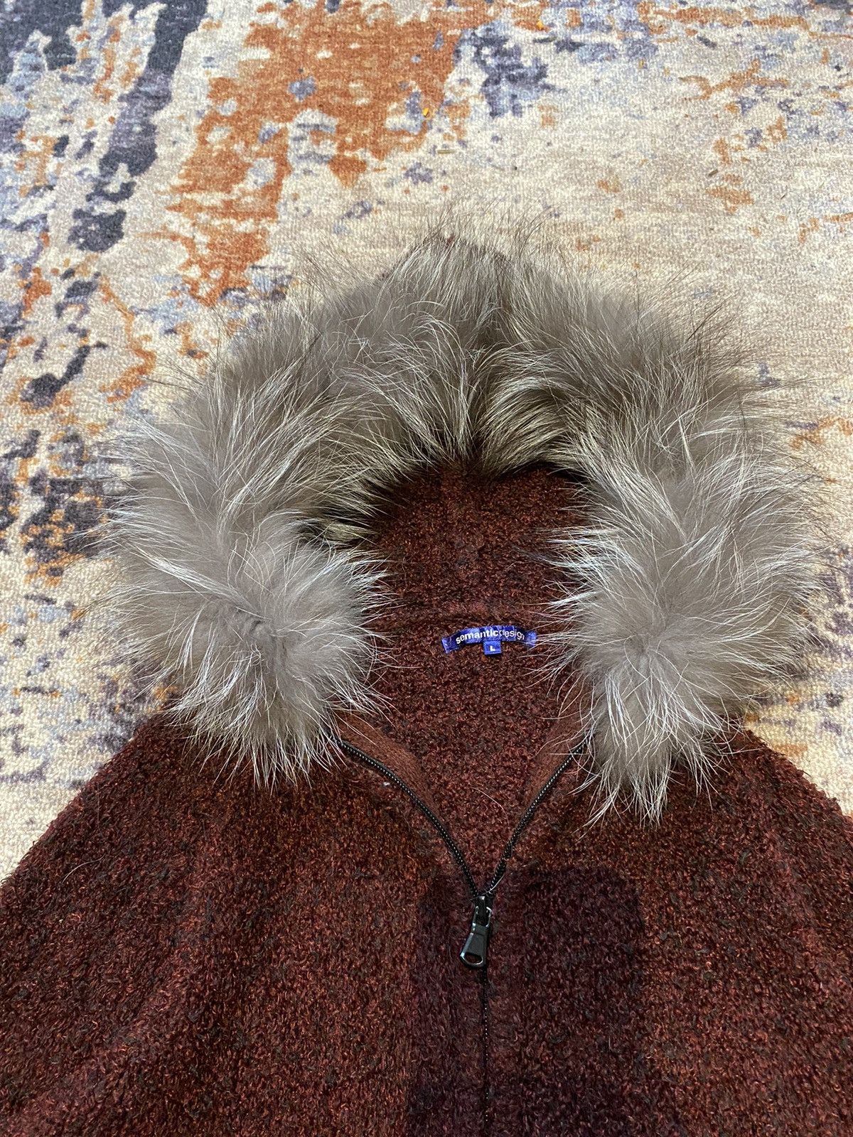 semanticdesign Fur hoodie knitted semanticdesign japan Size US L / EU 52-54 / 3 - 3 Thumbnail