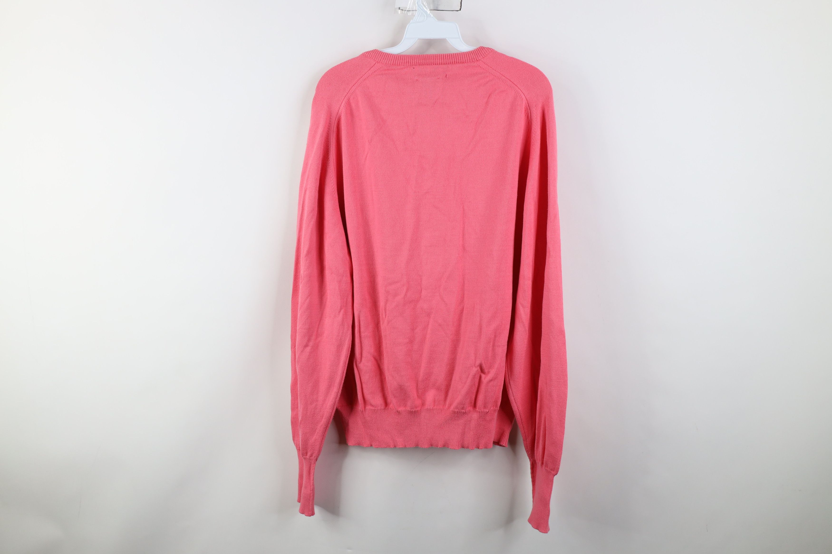 Vintage Vintage 90s Streetwear Island Cotton Knit Sweater Pink USA Size US L / EU 52-54 / 3 - 7 Thumbnail