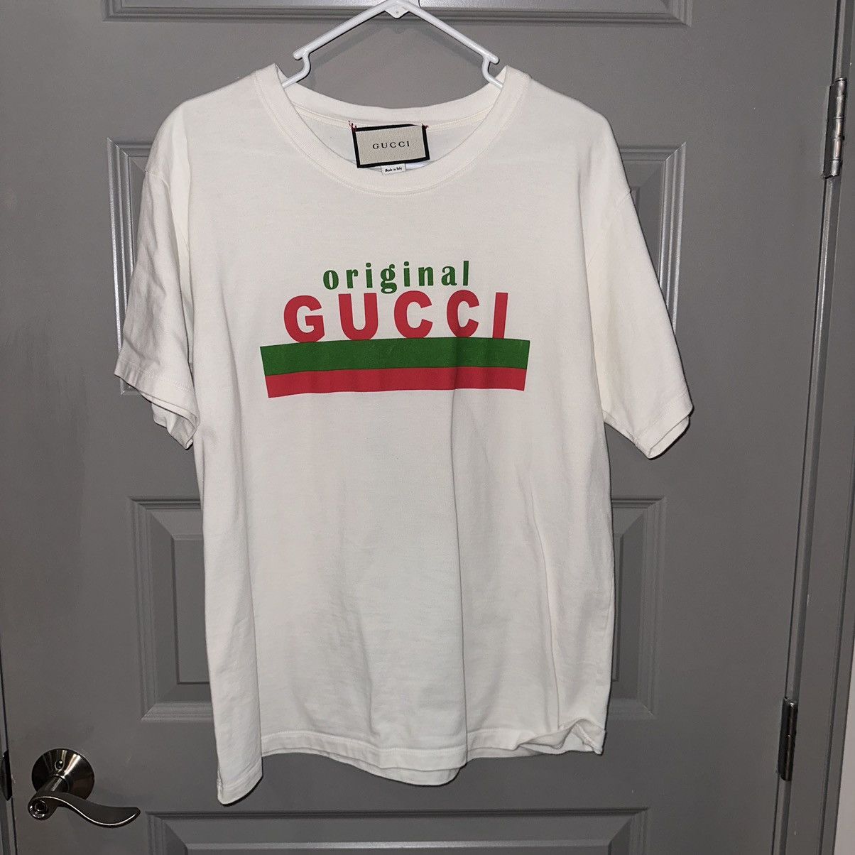 image of Gucci “Original Gucci” Tee in White, Men's (Size XS)