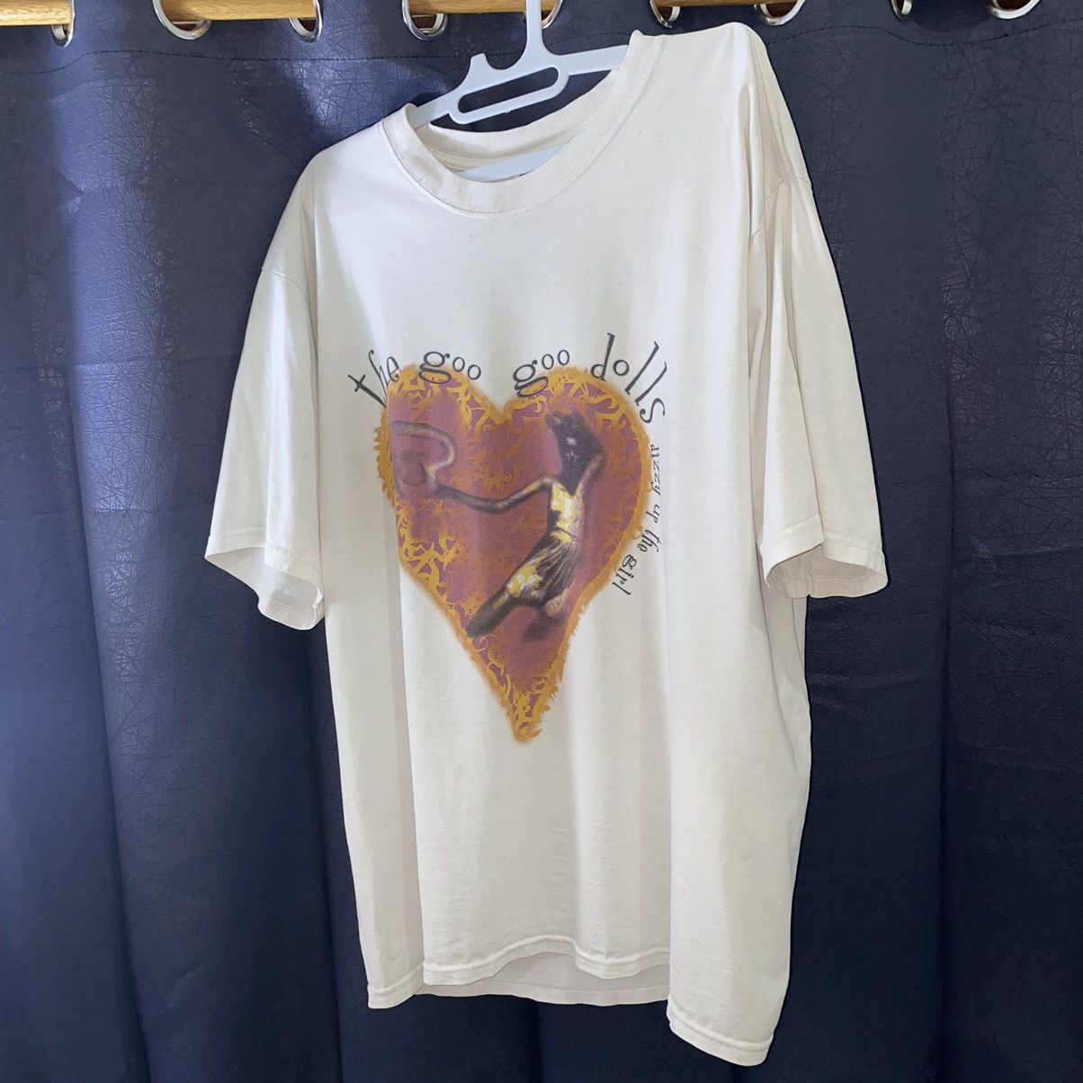 image of Vintage 99’ The Goo Goo Dolls - 100% Cotton Tags in White, Men's (Size XL)