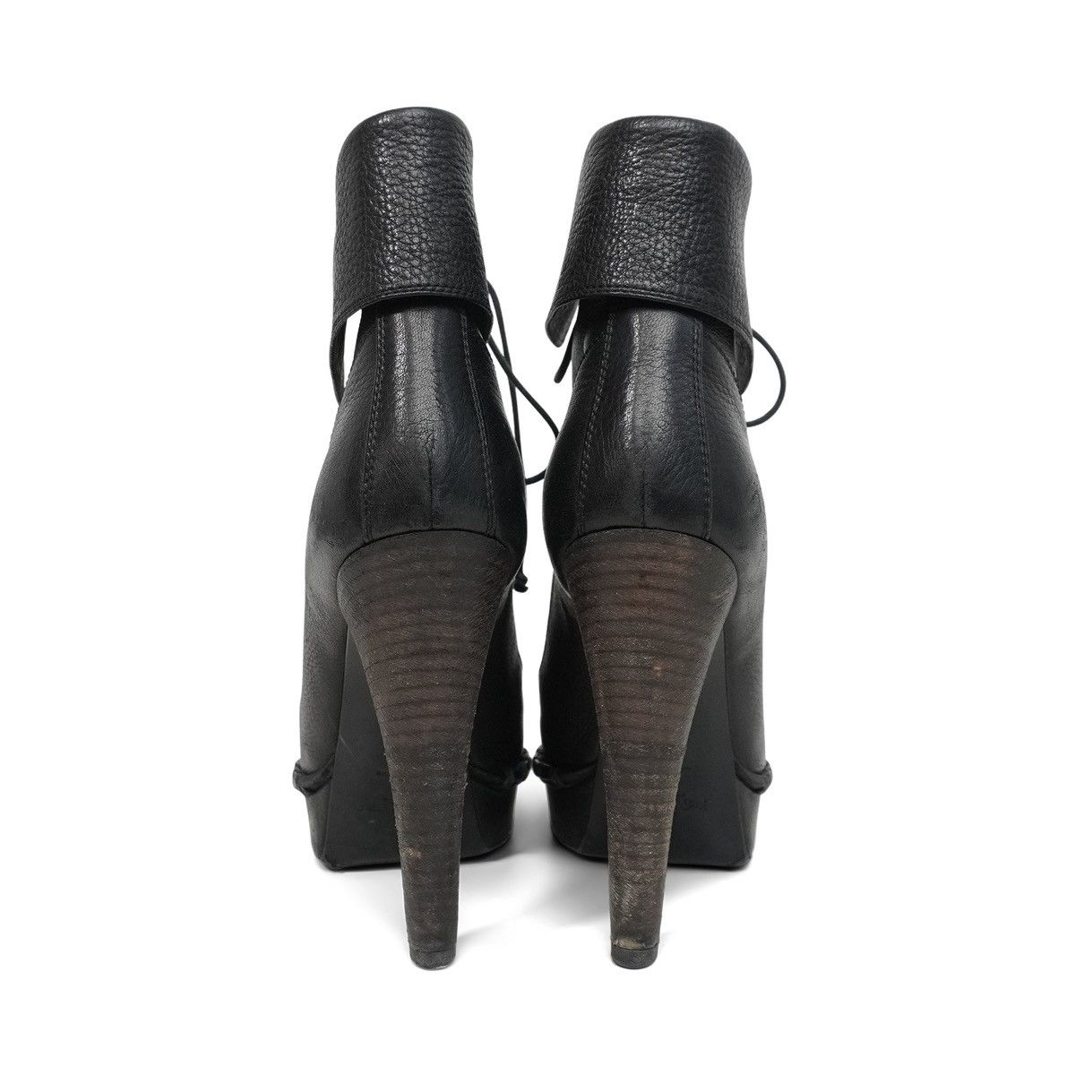 Yves Saint Laurent Yves Saint Laurent Lace Up Ankle Boots Size US 6.5 / IT 36.5 - 4 Thumbnail