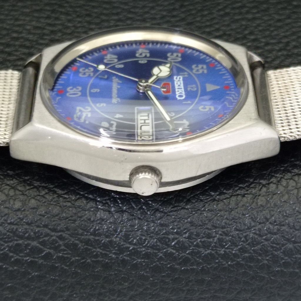 Seiko JAPAN VINTAGE SEIKO 5 AUTOMATIC 6309A MENS WATCH a701212 Size 36 - 5 Thumbnail