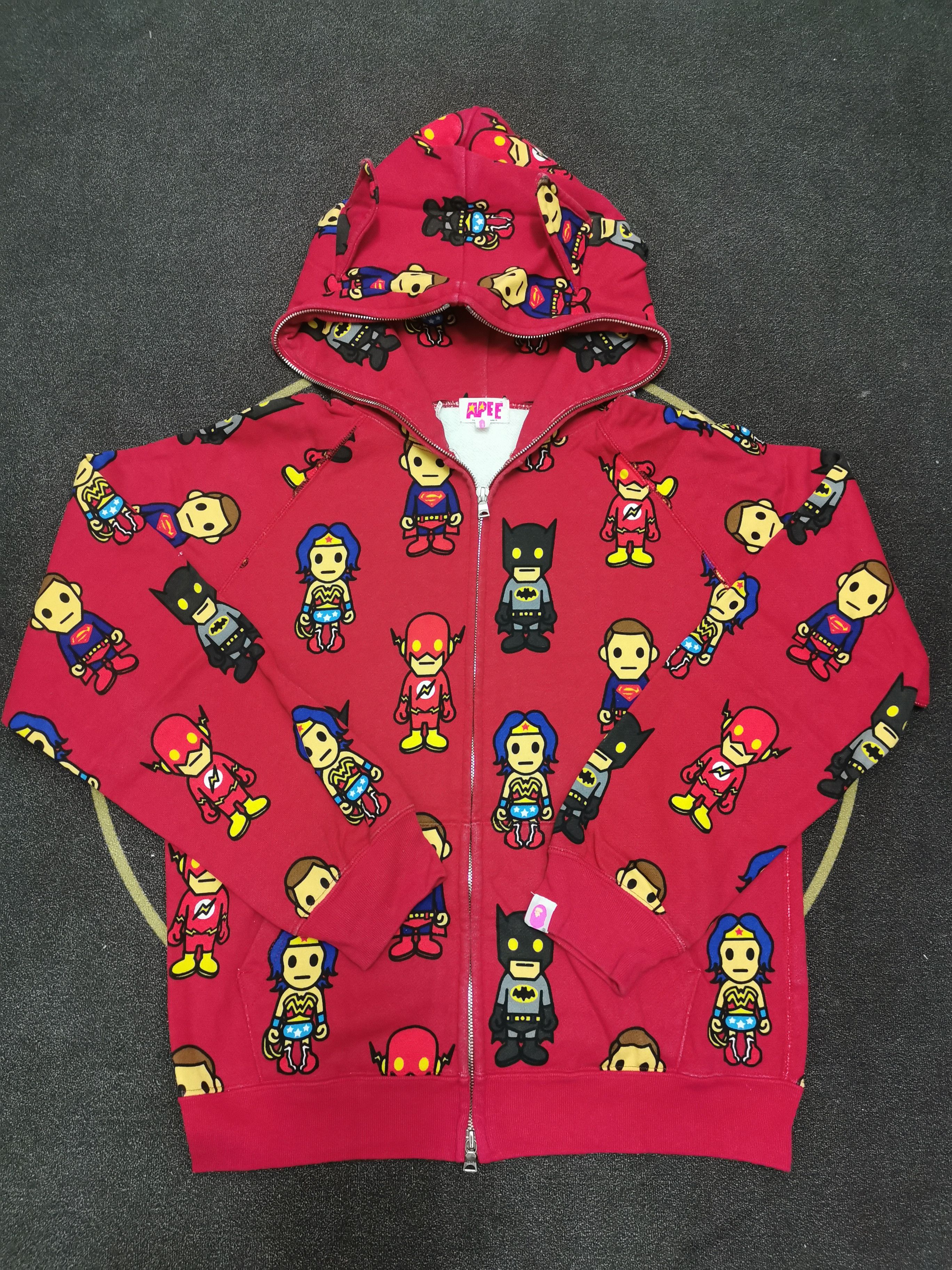 Bape × DC Comics Bape x DC Comics Baby Milo Full Zip Hoodie Size ONE SIZE - 2 Thumbnail
