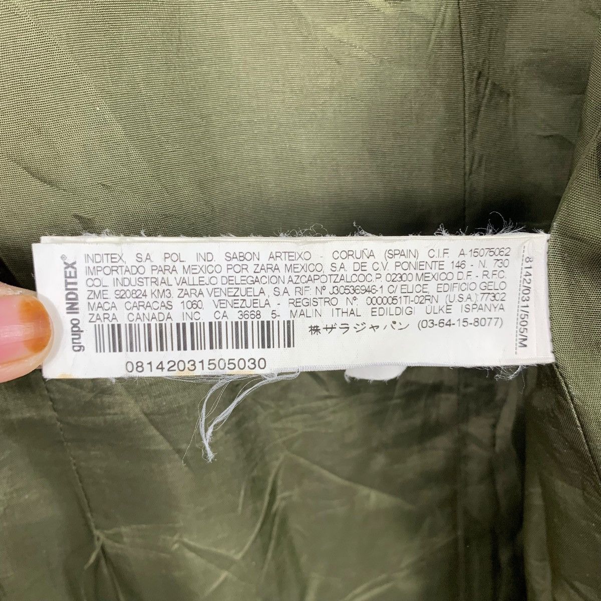Zara ZARA Basic Casual Sportswear Army Design Long Coat Jacket Size US M / EU 48-50 / 2 - 6 Thumbnail