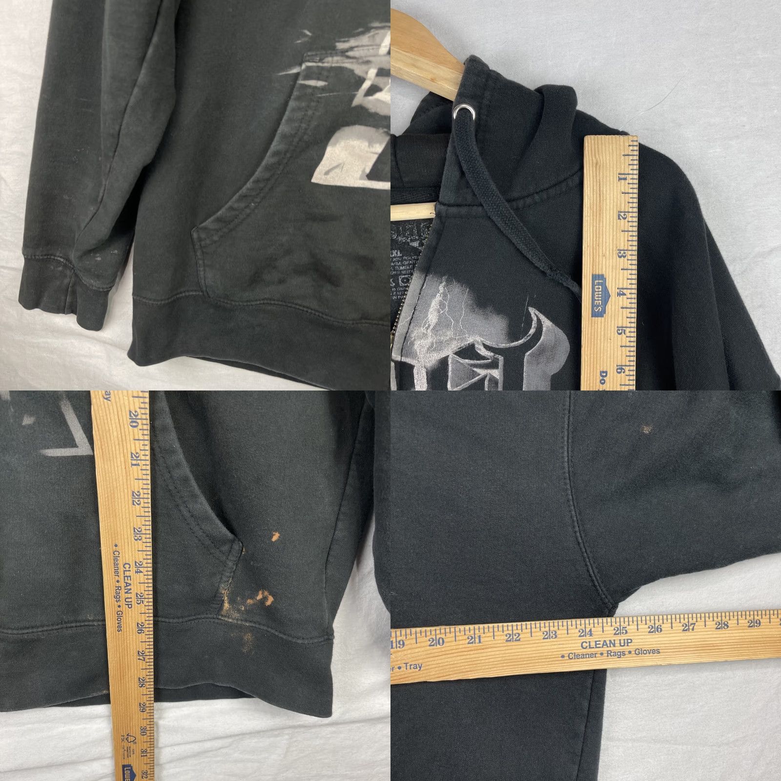 Vintage Ghost Band Hoodie Mens 2XL Black Full Zip Fleece Ghost Band Hoodie Mens 2XL Black Full Zip Fleece Size US XXL / EU 58 / 5 - 8 Thumbnail