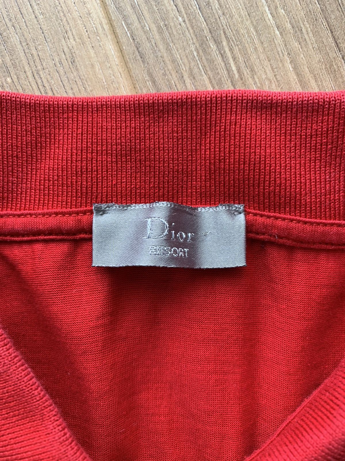 Dior Dior Homme Resort red polo Size US M / EU 48-50 / 2 - 5 Thumbnail
