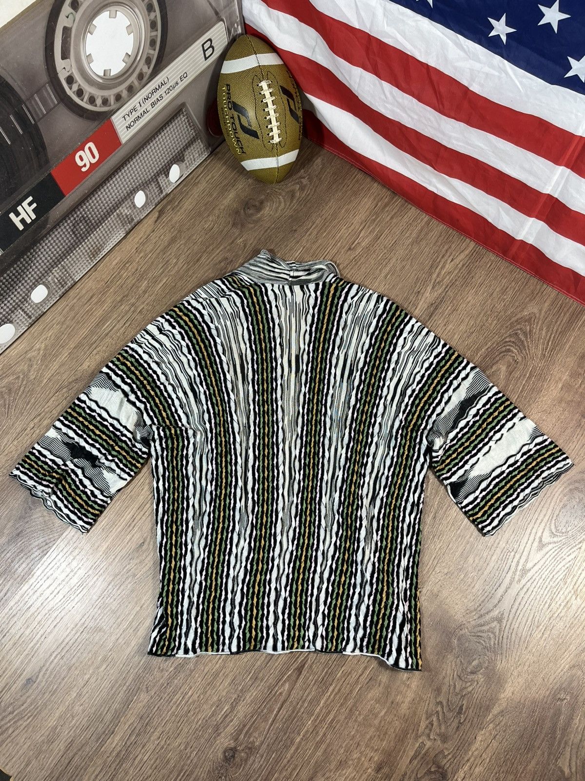 Missoni × Vintage Missoni Multicoloured Cardigan Jacket Size M / US 6-8 / IT 42-44 - 10 Thumbnail