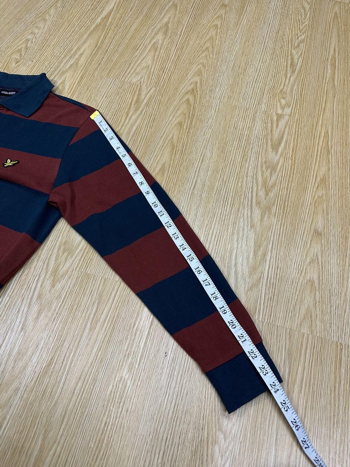 Lyle & Scott Lyle & Scott Stripe Rugby Polo A918 Size US M / EU 48-50 / 2 - 6 Thumbnail