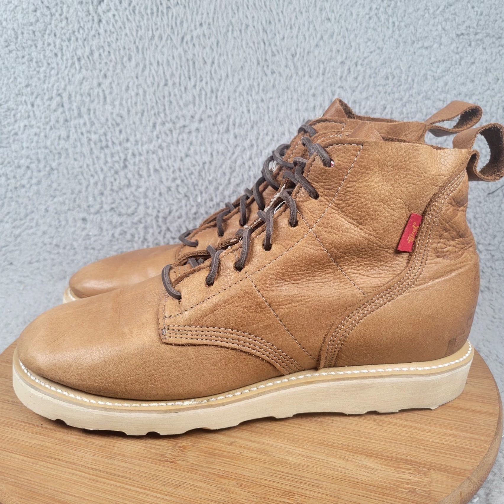 VINTAGE Gorilla CHUKKA Boots Mens Size 9 Brown Leather Ankle  display picture 2