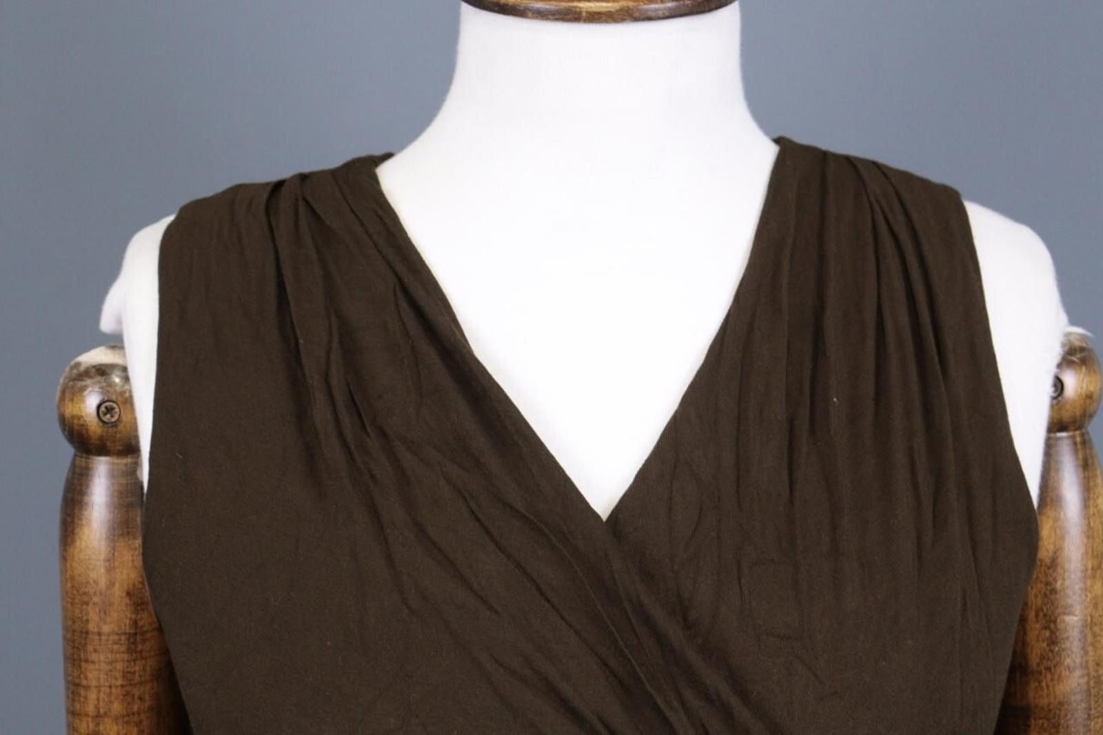 Lauren Ralph Lauren Lauren Ralph Lauren Brown Bodycon Tank Midi Dress XS Size XS / US 0-2 / IT 36-38 - 5 Thumbnail