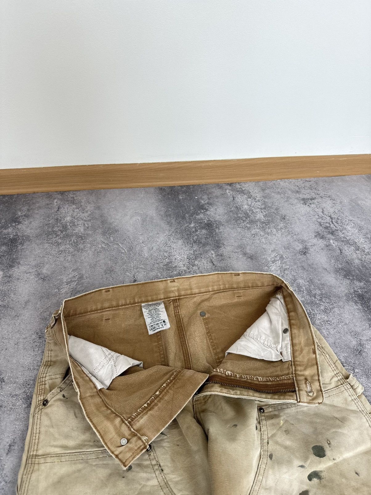Carhartt Vintage 90s Carhartt USA Double Knee Distressed Work Pants Size US 32 / EU 48 - 13 Thumbnail