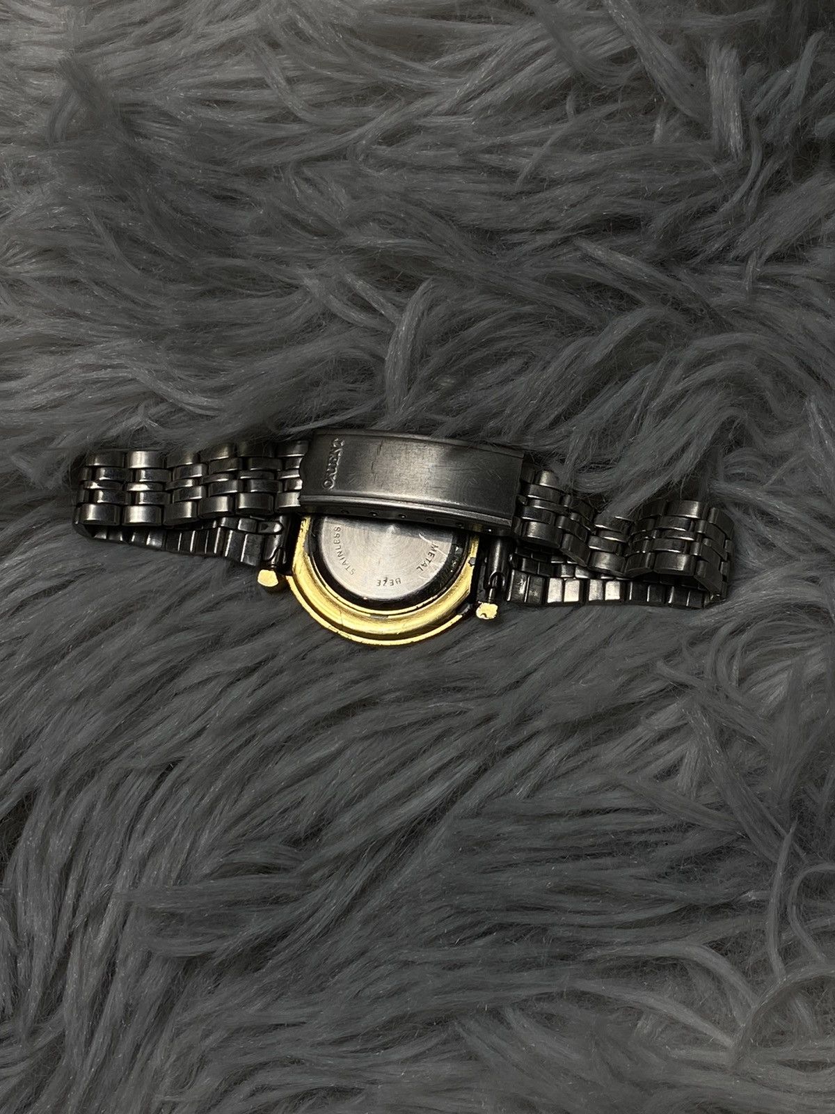 Japanese Brand Mani Two-Tone Watch with Crystal Accents Size ONE SIZE - 9 Thumbnail
