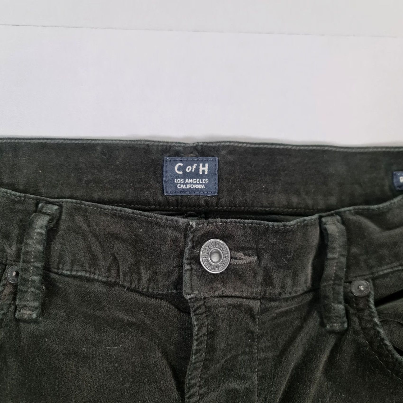 Citizens Of Humanity Citizens of Humanity Jeans Green W29 L29 Slim Skinny Stretch 5-Pocket Womens Vintage No Size 29" - 4 Thumbnail