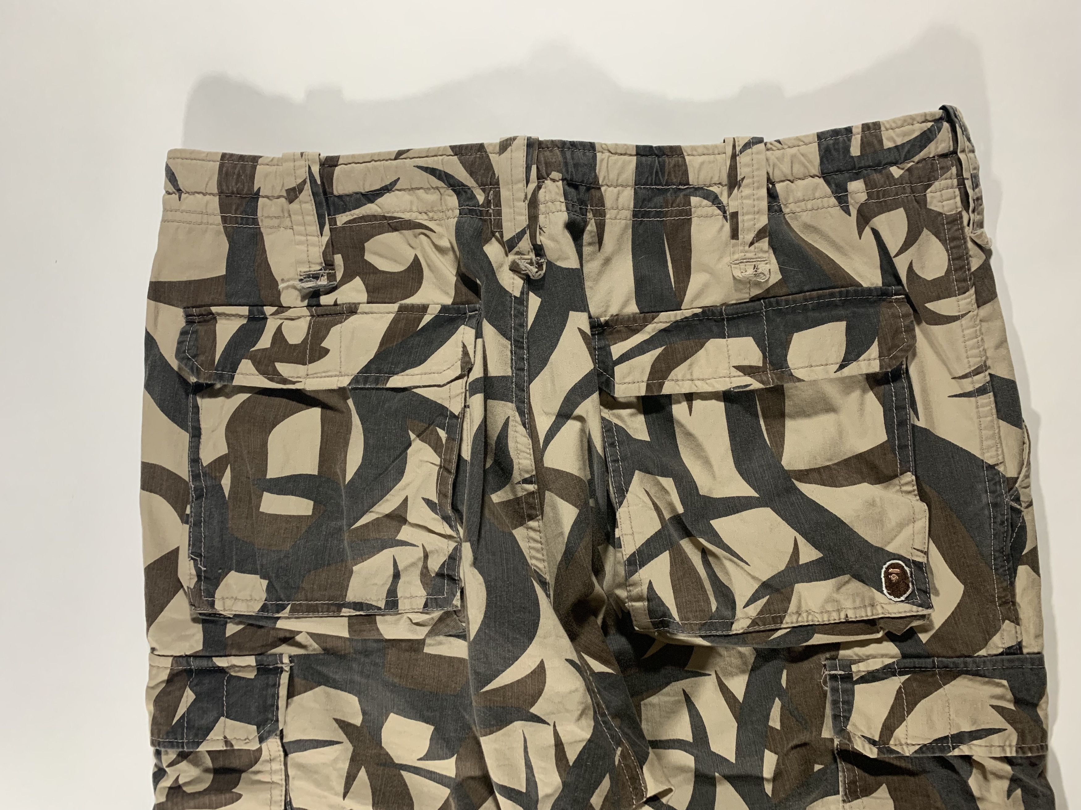 Bape AW05 Vine Camo Cargo Pants Size US 34 / EU 50 - 3 Thumbnail