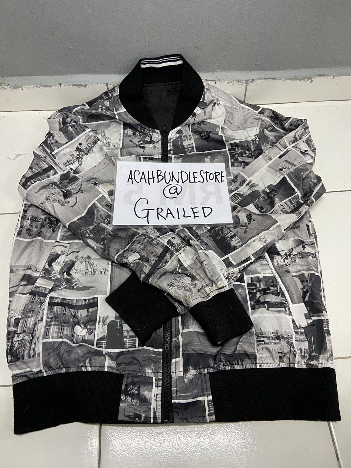 Japanese Brand SUGGESTION FULL ART STREET REVERSIBLE LIGHT JACKET Size US M / EU 48-50 / 2 - 13 Thumbnail
