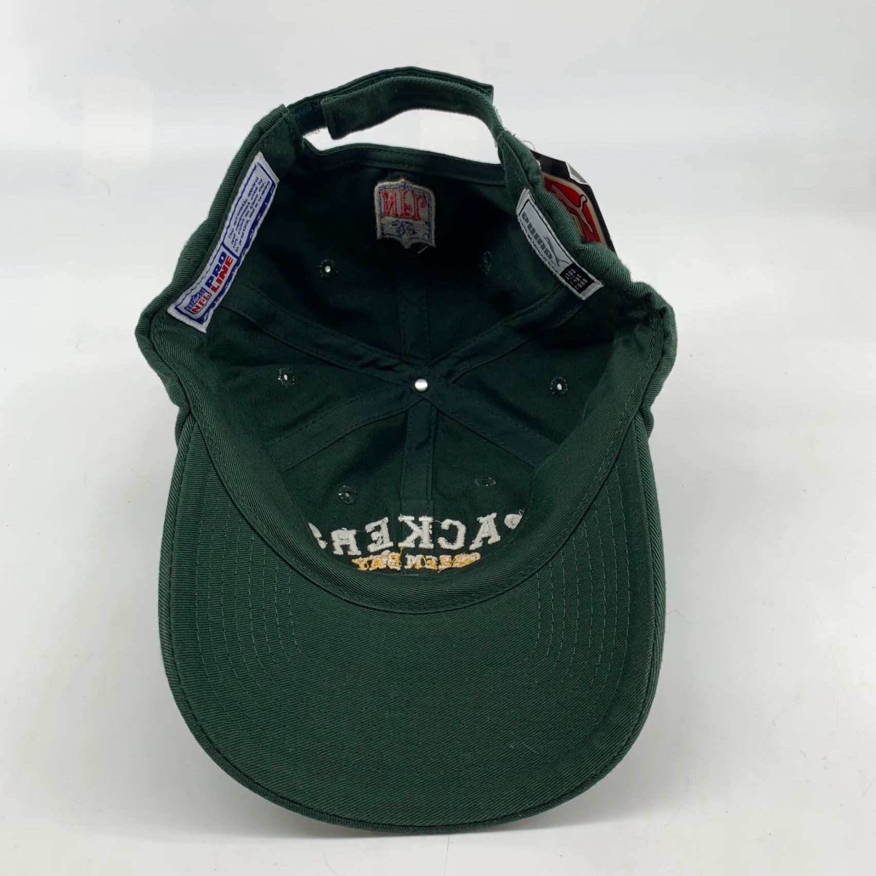 NFL Puma Men's NFL Packers Green Bay Adjustable Baseball Cap One Size Fits All Size ONE SIZE - 5 Thumbnail