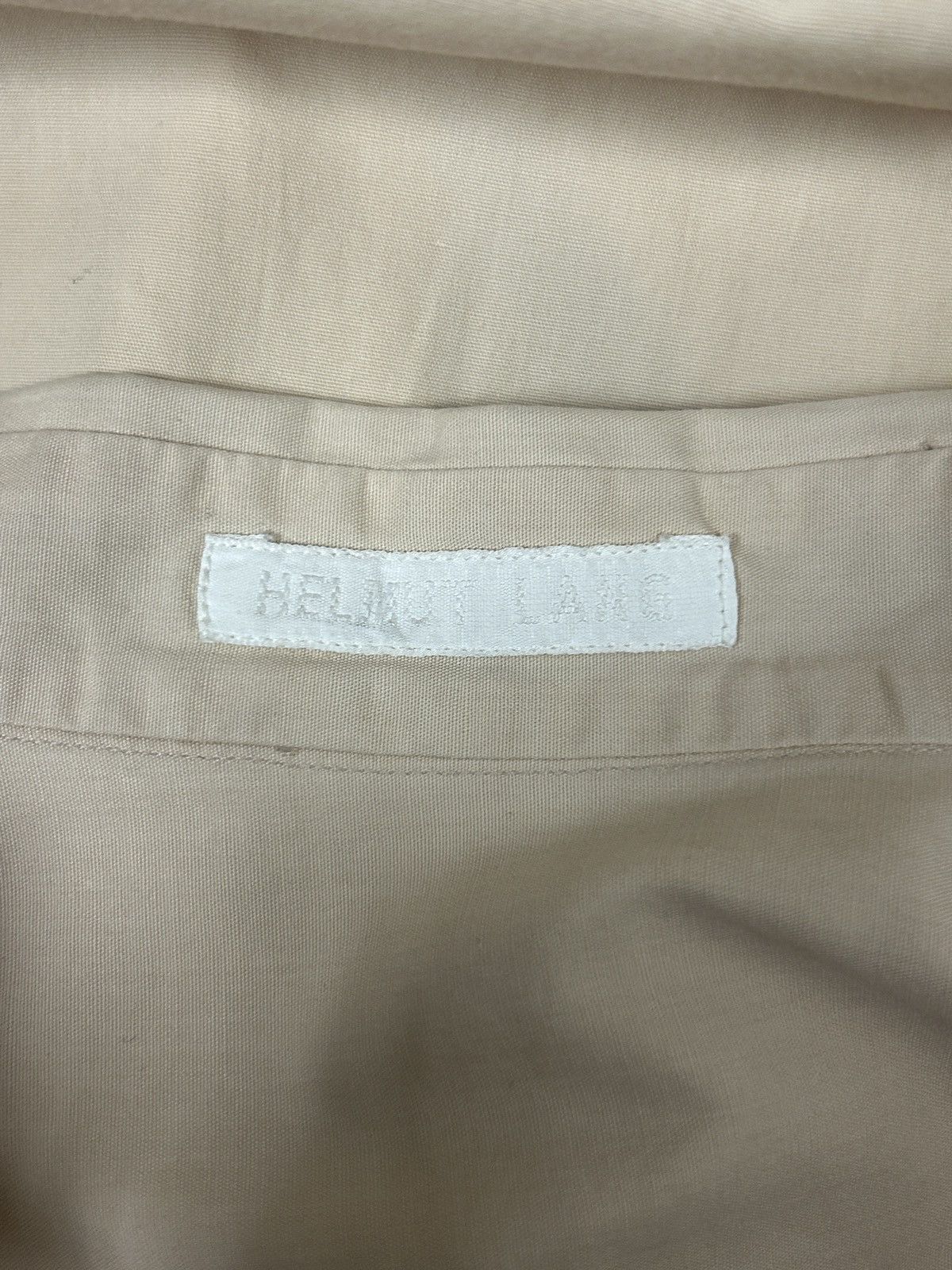 Helmut Lang 1999 Nylon Trim Cotton Button Up Size US M / EU 48-50 / 2 - 7 Thumbnail