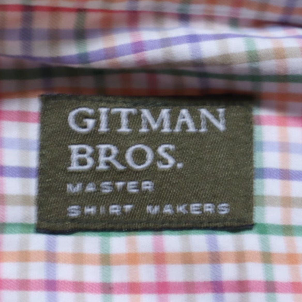 Vintage Gitman Bros. Cotton Striped Long Sleeve Button Down Shirt White Men's L Size US L / EU 52-54 / 3 - 5 Thumbnail