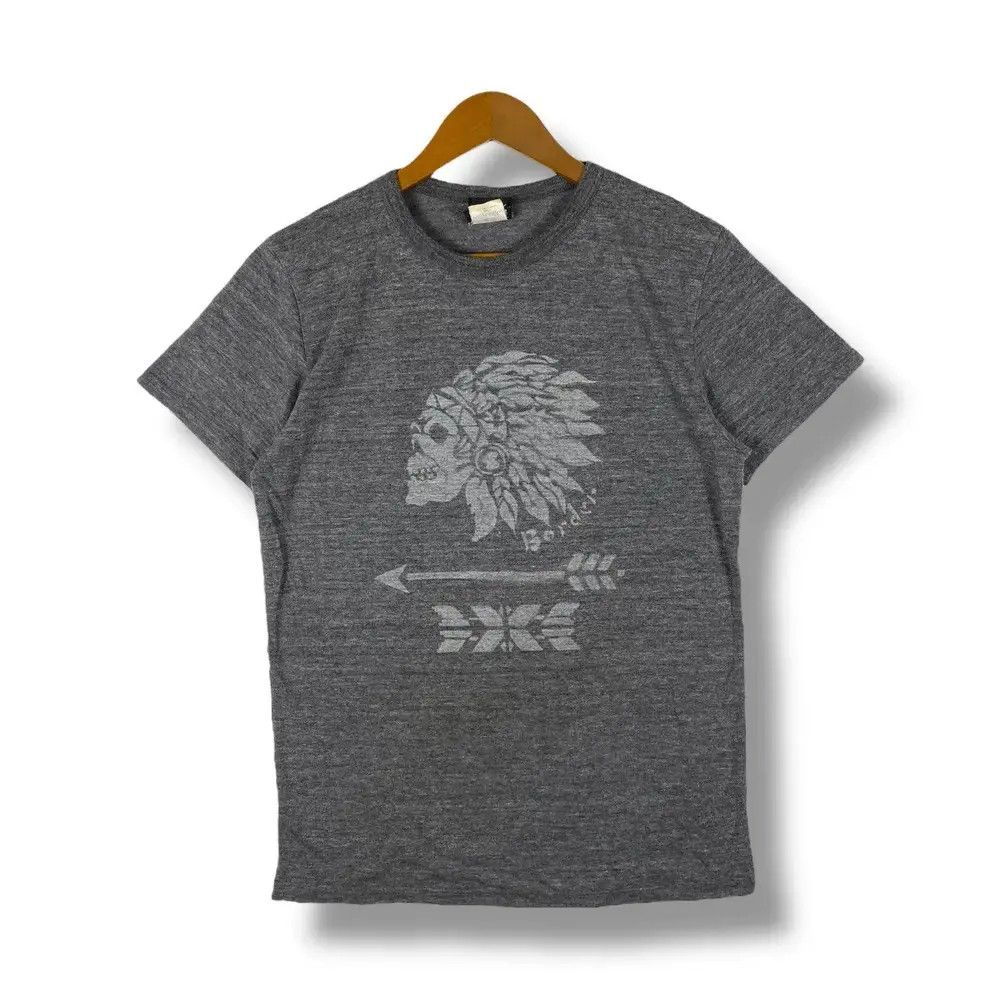 Beams Plus BEAMS Skull Chiefs Border Graphic Tee Shirt Large Fits Size US M / EU 48-50 / 2 - 1 Thumbnail