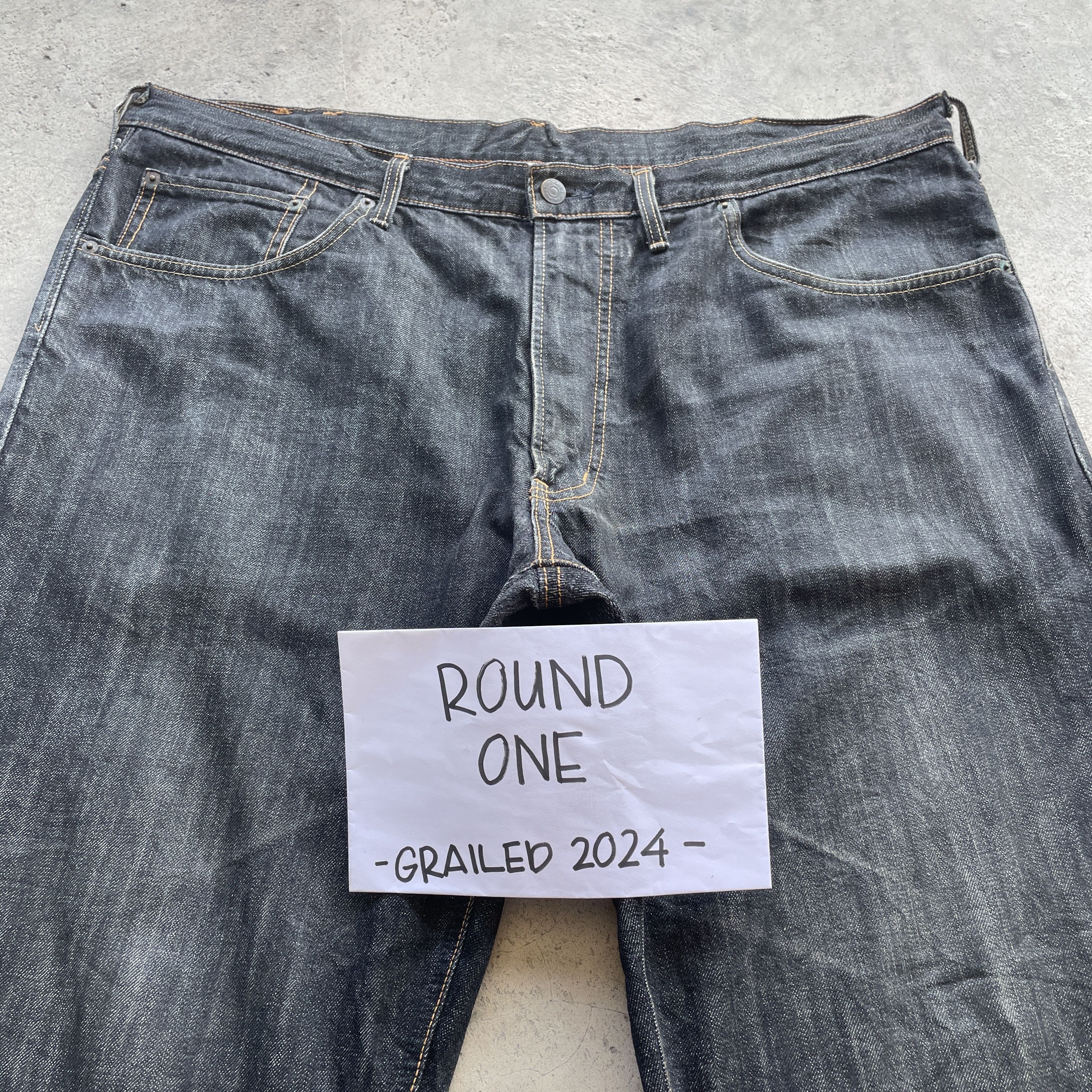 Edwin × Japanese Brand W42💥 Vintage Edwin 404 Made In Japan Black Jeans Pants Size US 42 / EU 58 - 6 Thumbnail