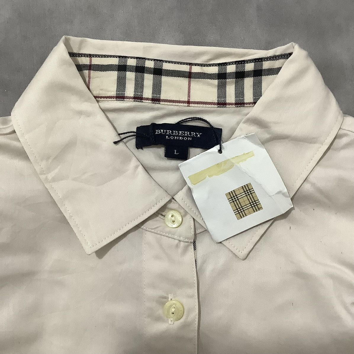 Burberry × Designer Burberry OG Button by Nova Check Style Size L / US 10 / IT 46 - 5 Thumbnail
