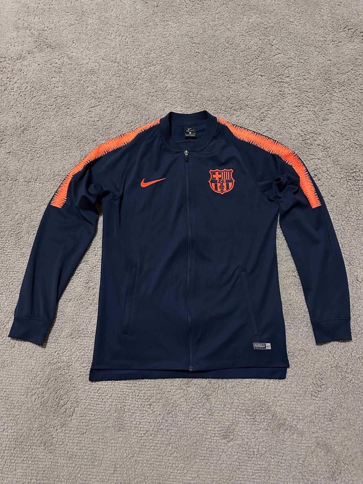 Nike FC Barcelona Football Soccer Training Track Zip Jacket Nike Size US S / EU 44-46 / 1 - 1 Thumbnail