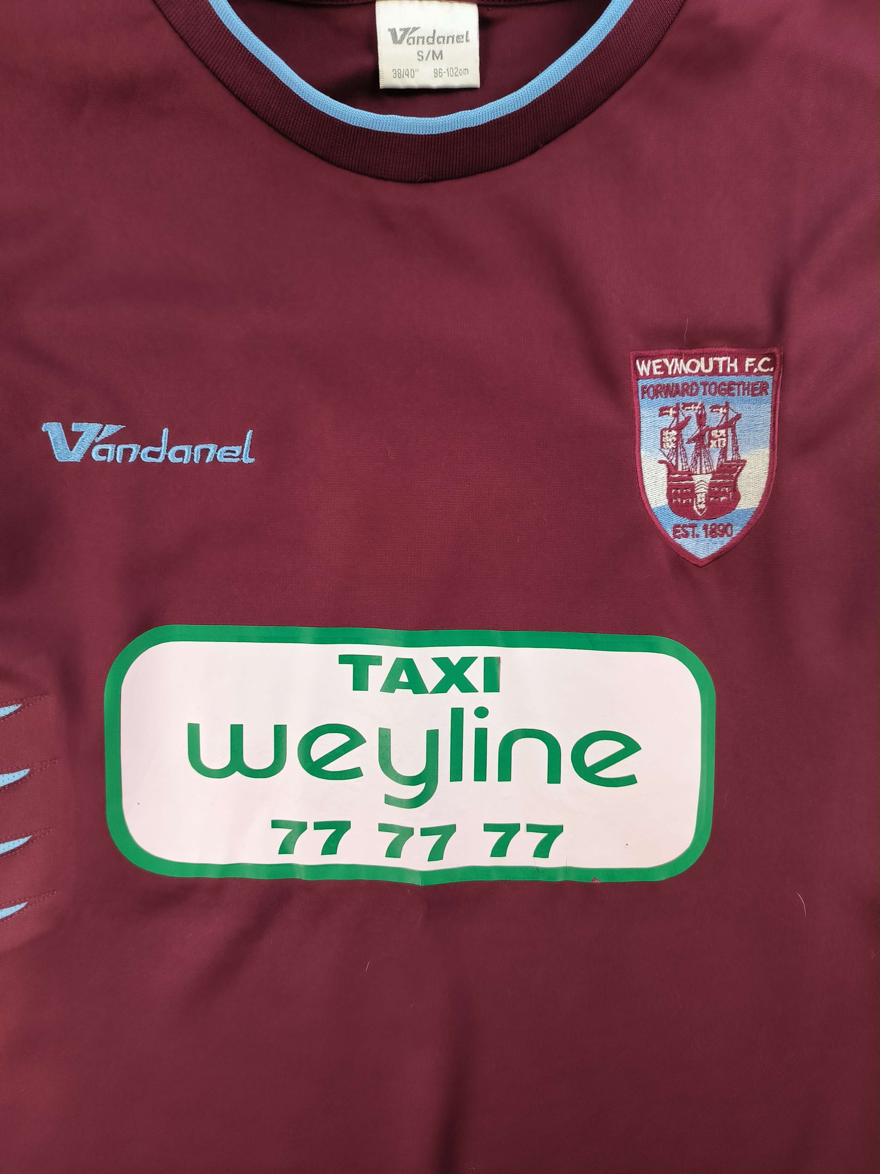 Other Weymouth Vandanel home football jersey shirt size S/M Size US S / EU 44-46 / 1 - 3 Thumbnail