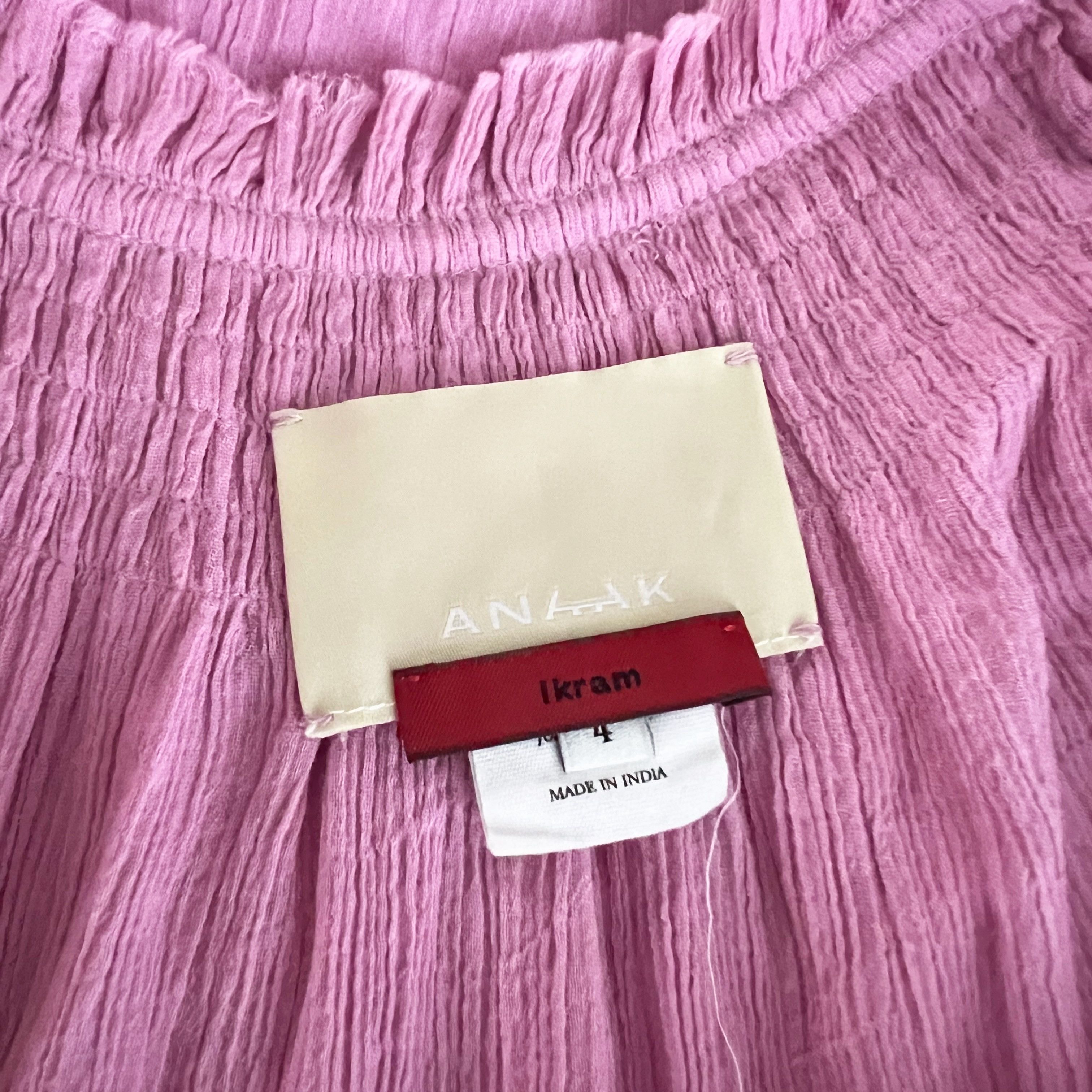 Other Anaak Cotton Gauze Textured Ruffle Pleated Size L / US 10 / IT 46 - 2 Thumbnail