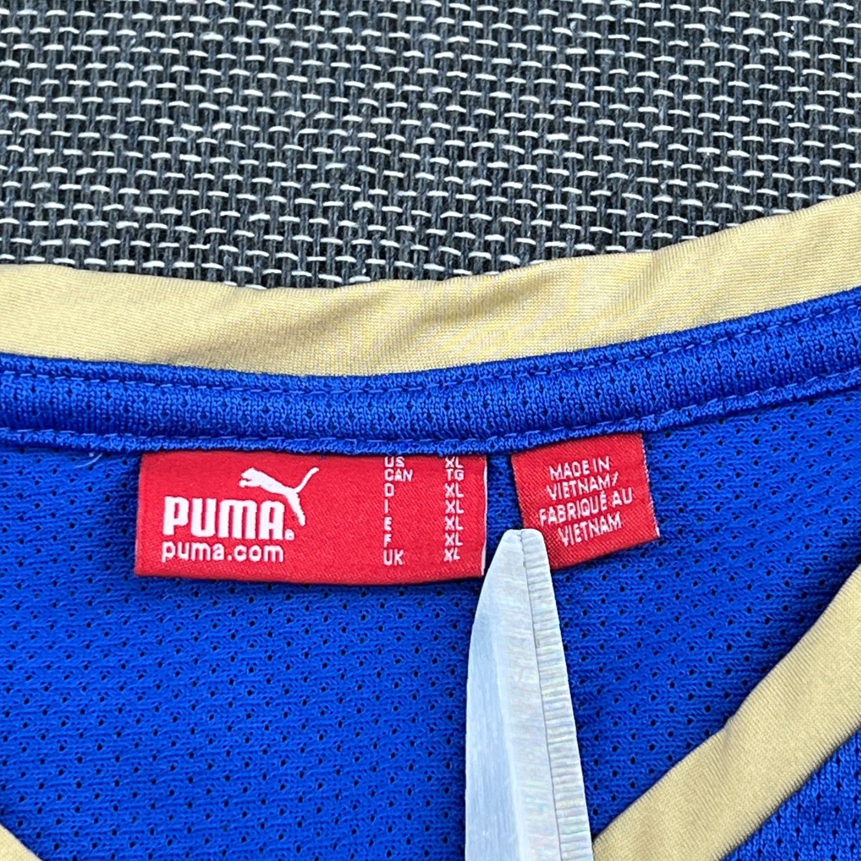 Puma PUMA Shirt Football Italy 2007 2008 2009 Home Jersey Mens XL Blue Size US M / EU 48-50 / 2 - 4 Thumbnail