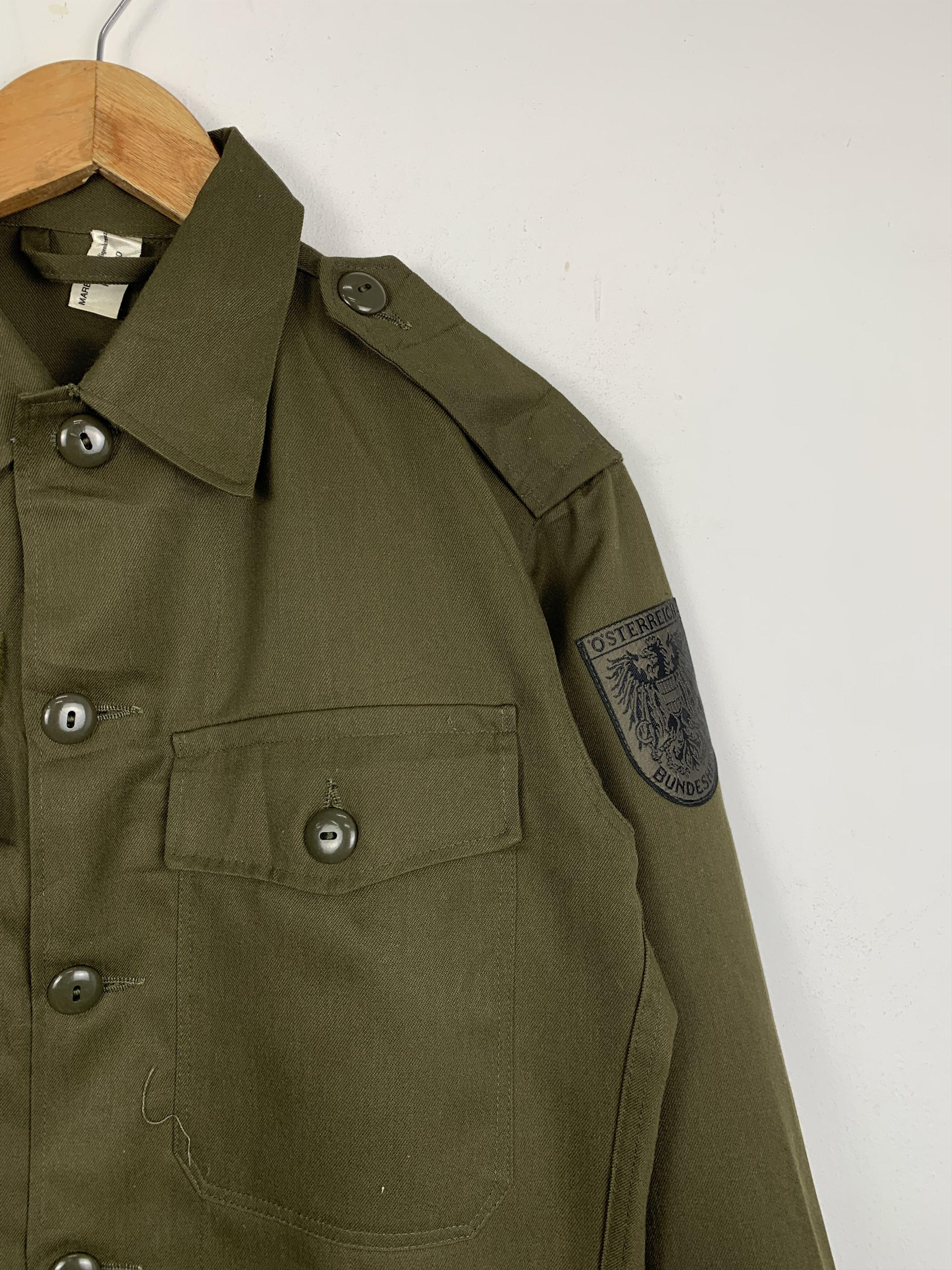 Vintage Vintage 80s German Military Double Pocket Jacket J1397 Size US M / EU 48-50 / 2 - 6 Thumbnail