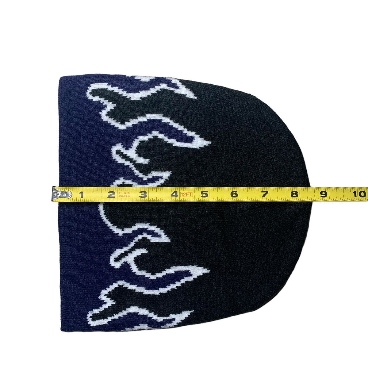 Other Blue Flame Knitted Streetwear Beanie Size ONE SIZE - 4 Thumbnail