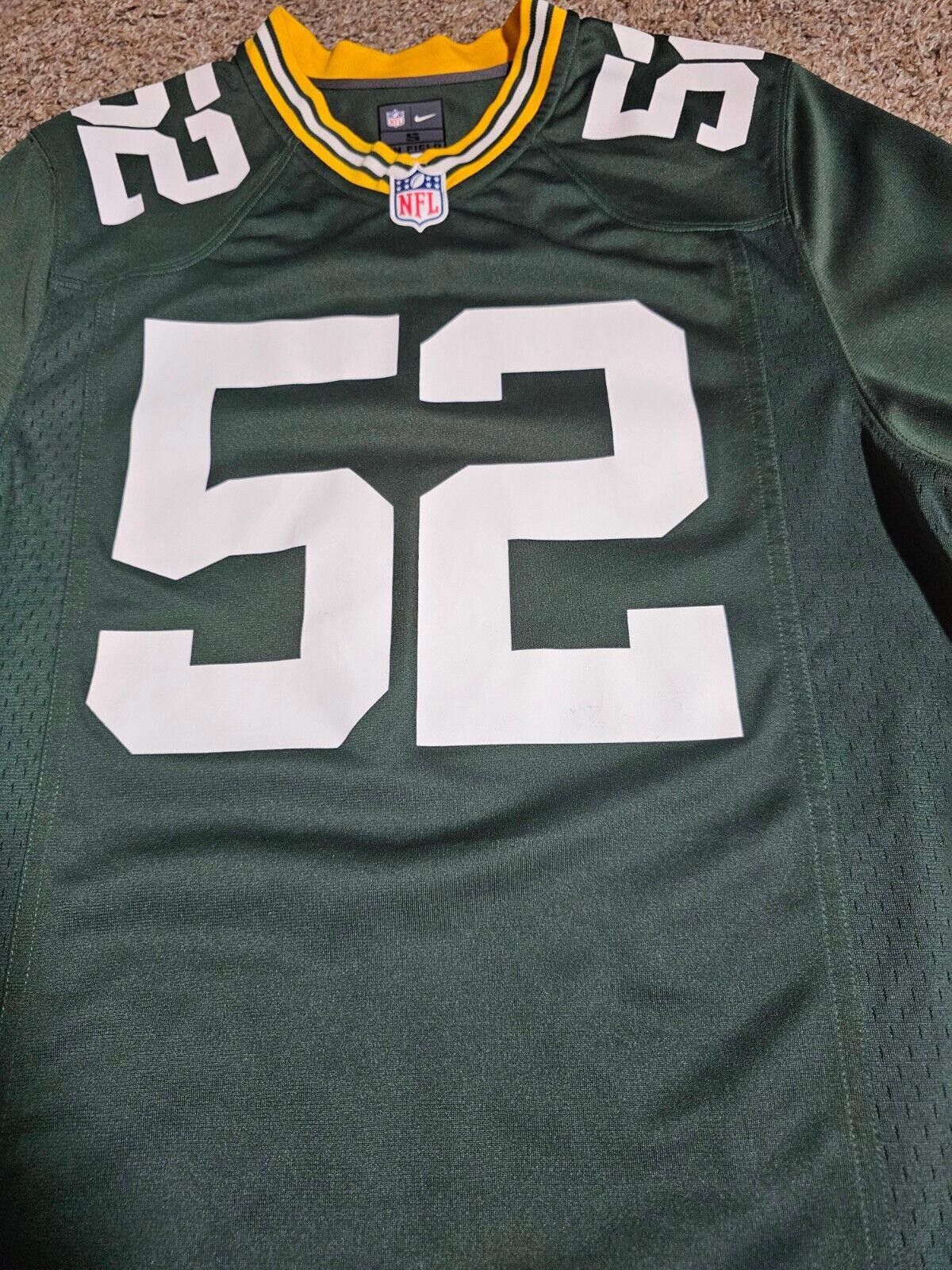 Nike NIKE Packers Clay Matthews Green #52 Small Size US S / EU 44-46 / 1 - 2 Thumbnail