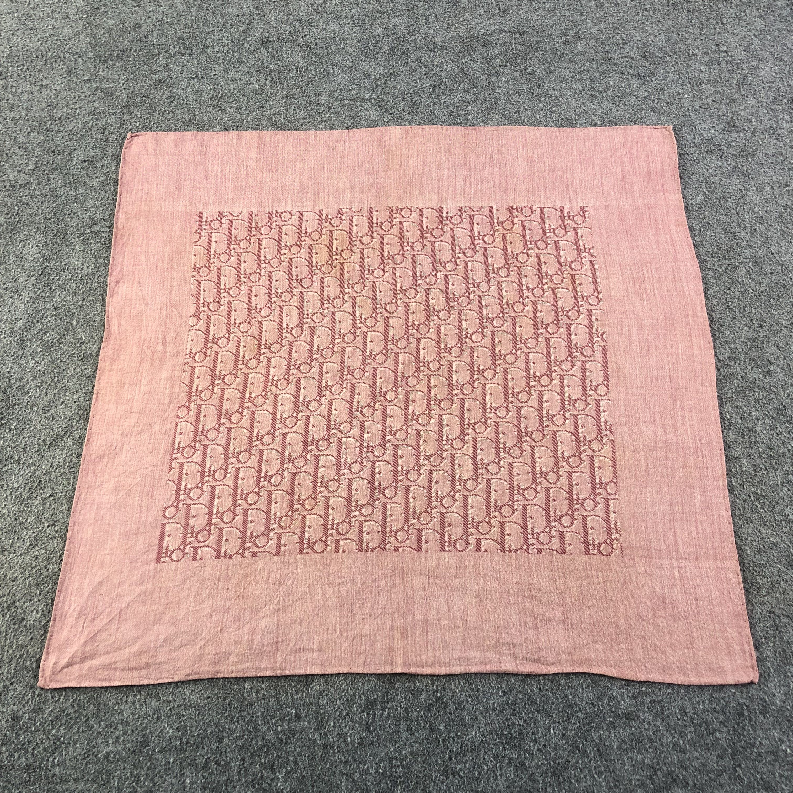 Christian Dior Monsieur Christian Dior Handkerchief Neckerchief Bandana H1450 Size ONE SIZE - 2 Thumbnail