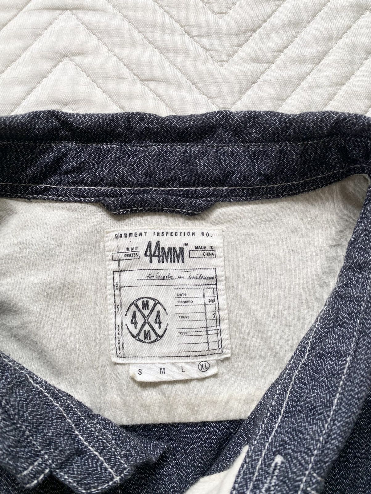 Garment Reproduction of Workers 44MM Reproduction Salt & Pepper Workwear Shirt Size US XL / EU 56 / 4 - 9 Thumbnail