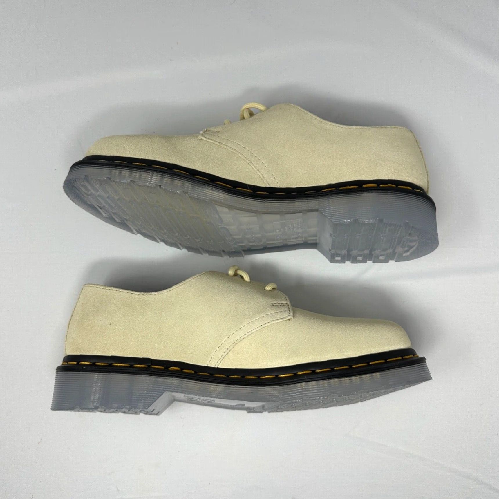 Dr. Martens Dr Martens 1461 Iced Mens 8 Low Top Oxford Shoes Ivory Toile Cream E.H. Suede Size US M / EU 48-50 / 2 - 3 Thumbnail