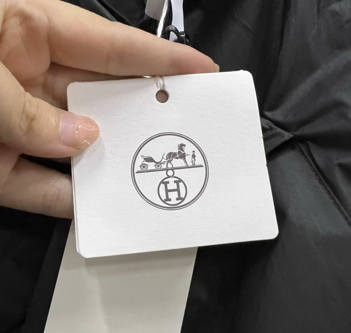 Hermes Hermès Black Irregular Neckline Windbreaker J41 Size US XXS / EU 40 - 5 Thumbnail