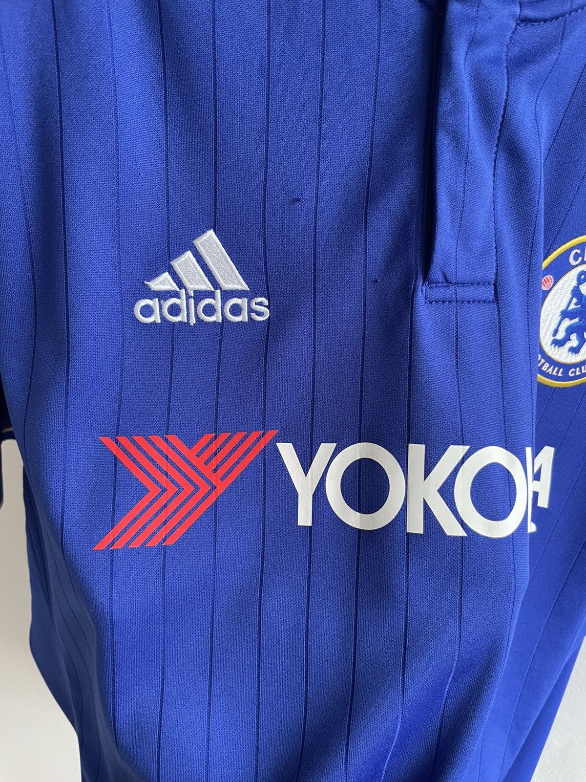 Vintage Chelsea 2015 2016 Home Football Shirt Soccer Jersey Adidas Size US XL / EU 56 / 4 - 8 Thumbnail