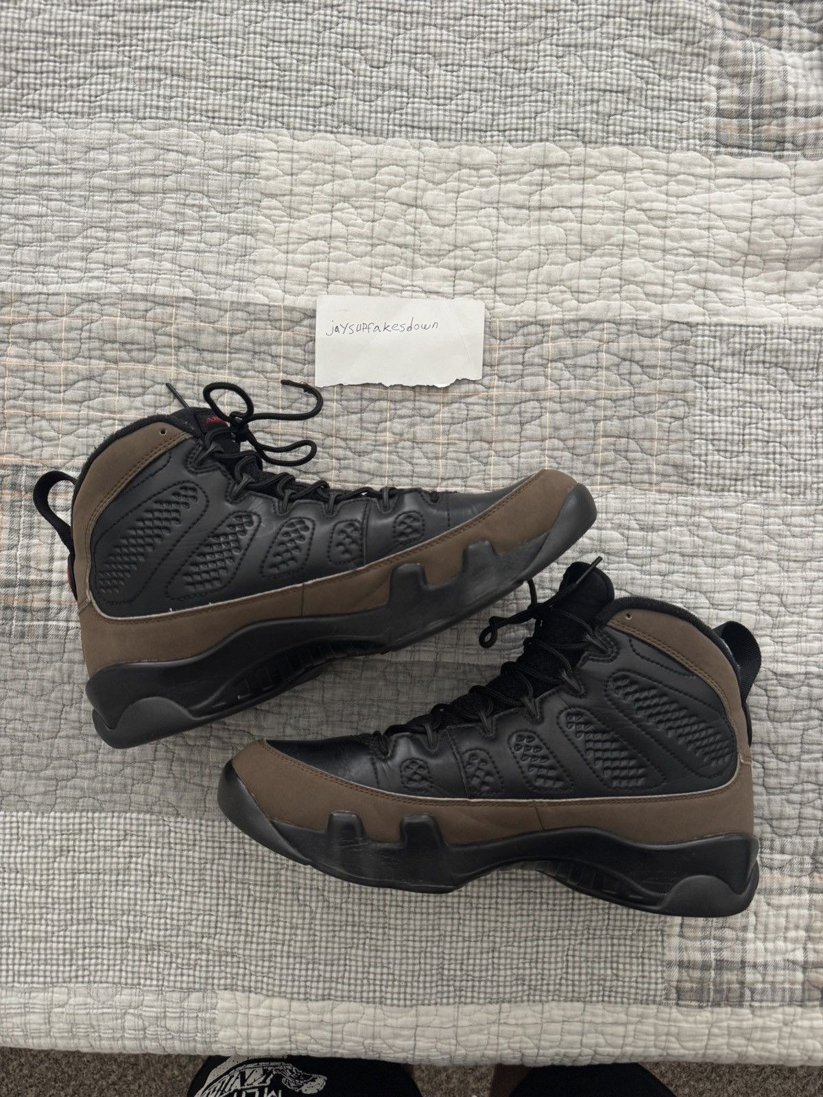 Jordan Brand Air Jordan Retro 9 Olive 2012 Size 9 Size US 9 / EU 42 - 7 Thumbnail