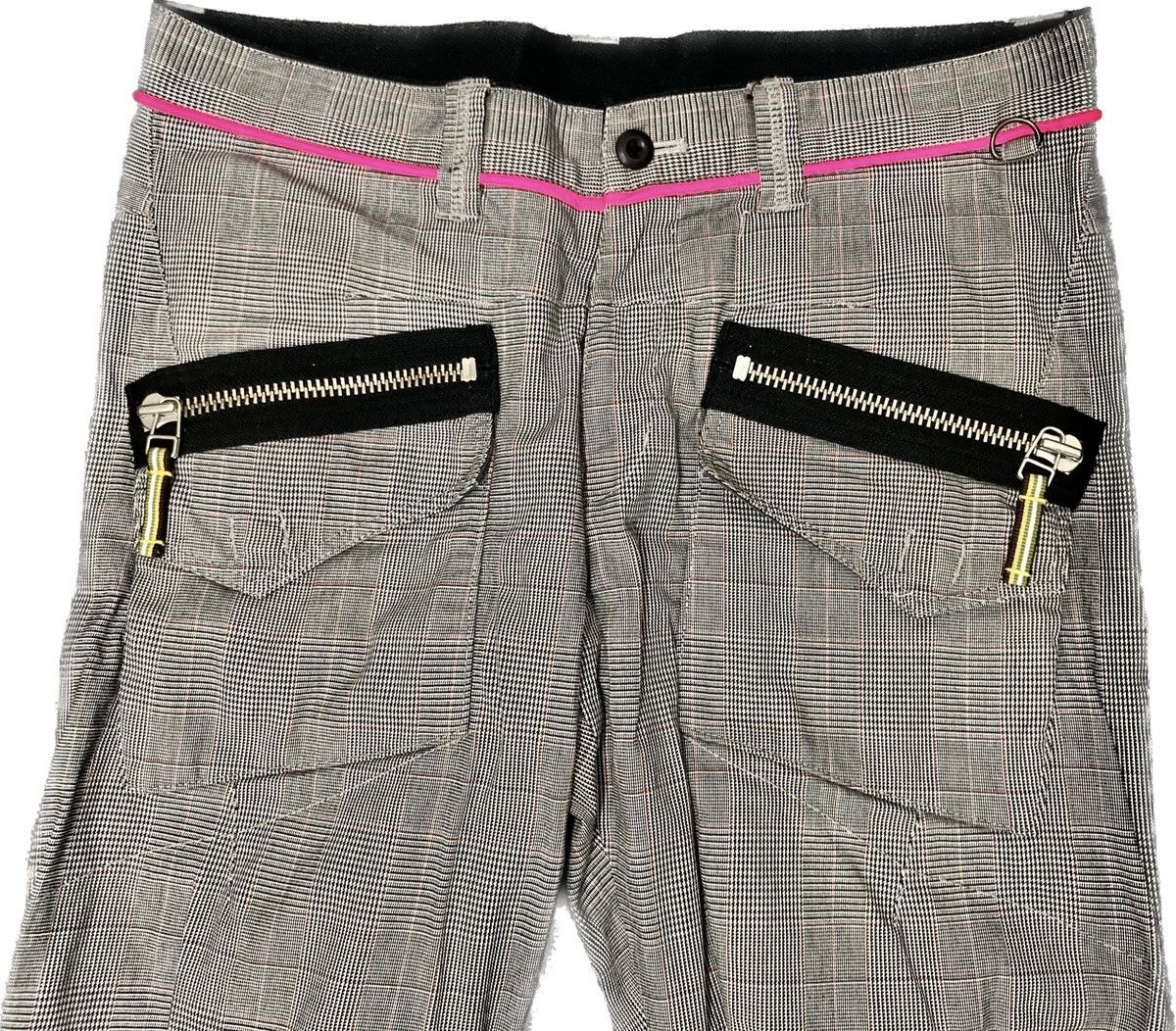 PPFM PPFM y2k 00s Unusual eccentric slacks+cargo+bondage pants Size US 33 - 5 Thumbnail