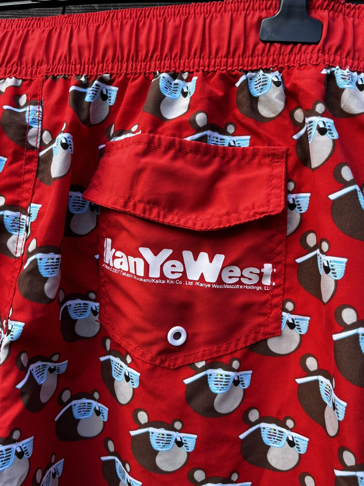 Kanye West × Takashi Murakami 🔴KANYE WEST x TAKASHI MURAKAMI RARE SHORTS 2007 STREETWEAR Size US 34 / EU 50 - 8 Thumbnail