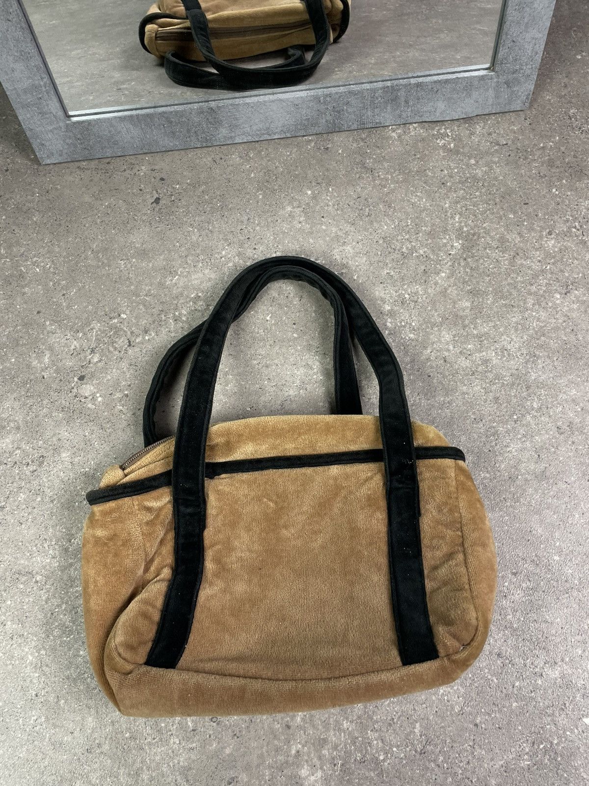 Kangol × Vintage Vintage 90s Y2K Kangol Bag Velvet Gorpcore Backpack Size ONE SIZE - 2 Thumbnail